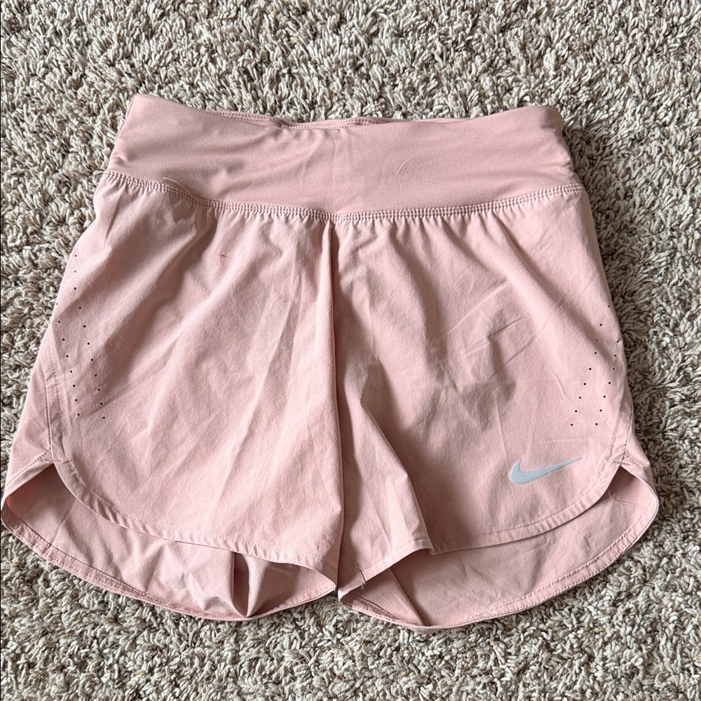 Nike Women's Running Dri Fit Light Pink - Mauve - Peachy  Shorts
